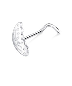 Cute Butterfly Wing Curved Nose Stud NSKZ-1771